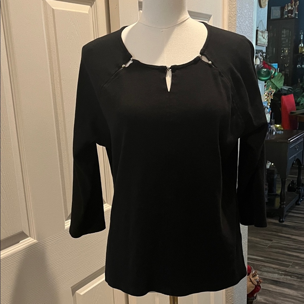 Rafaella Black Women's Blouse